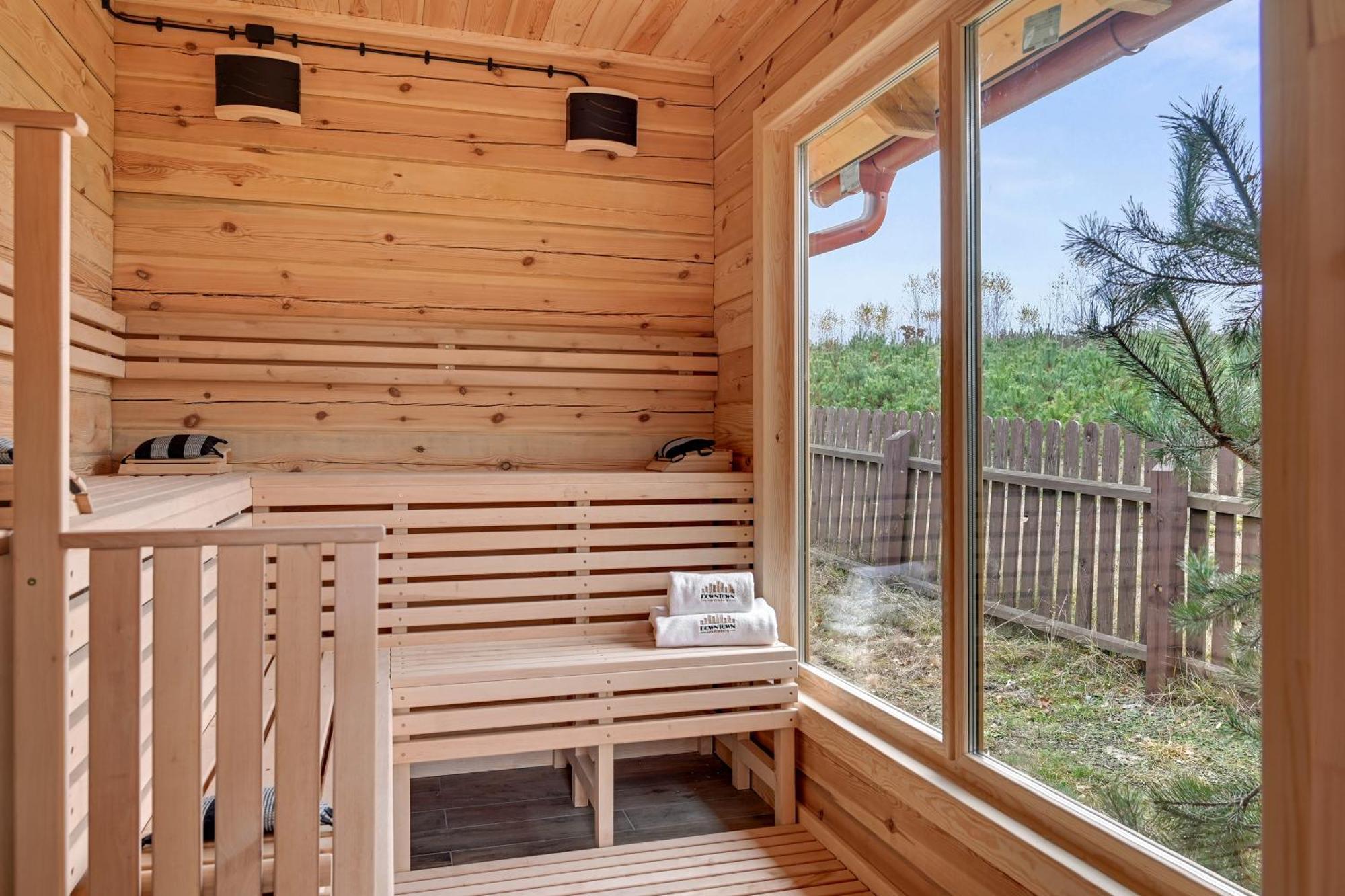 Lesny Dworek Sominy - Dom Z Sauna I Kominkiem Екстериор снимка